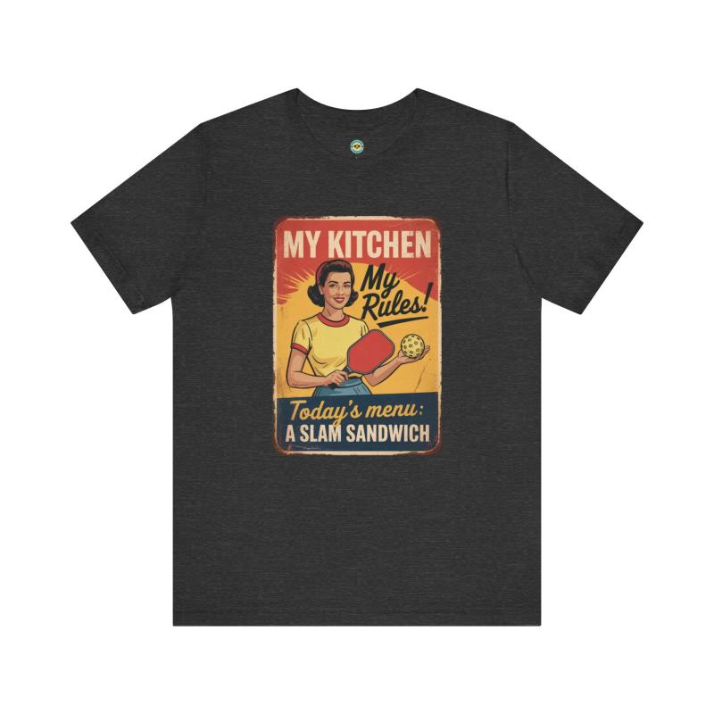 Slam Sandwich Retro Pickleball Unisex T-shirt