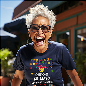 Dink-O De Mayo Let's Get Smashed Pickleball Unisex Tee