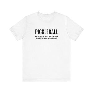 Why Pickleball Unisex T-shirt