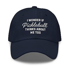 I Wonder If Pickleball Thinks About Me Too v2 Embroidered Cap