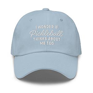 I Wonder If Pickleball Thinks About Me Too v2 Embroidered Cap