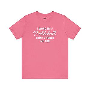I Wonder If Pickleball Thinks About Me Too v2 Unisex T-shirt