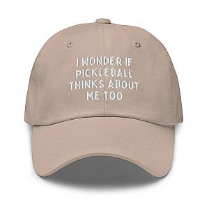 I Wonder If Pickleball Thinks About Me Too Embroidered Cap
