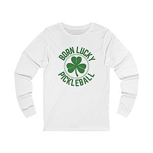 Born Lucky Pickleball Unisex Long Sleeve T-shirt