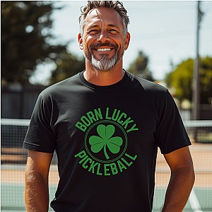 Born Lucky Pickleball Unisex T-shirt