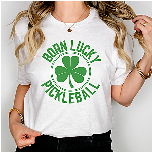 Born Lucky Pickleball Unisex T-shirt