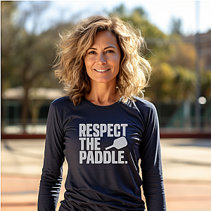 Respect The Paddle Unisex Long Sleeve T-shirt
