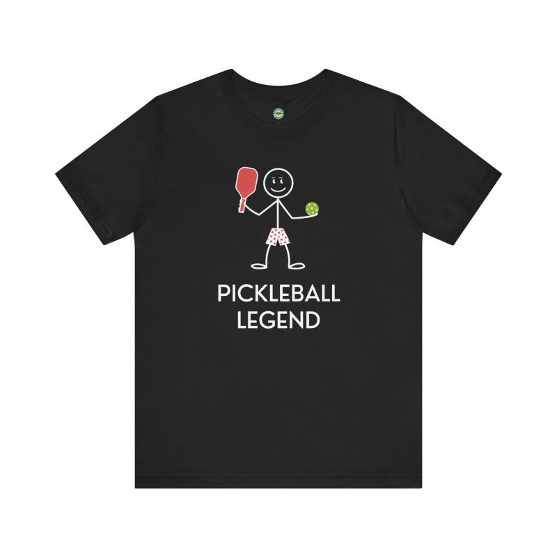 Pickleball Legend Stick Figure Unisex T-shirt