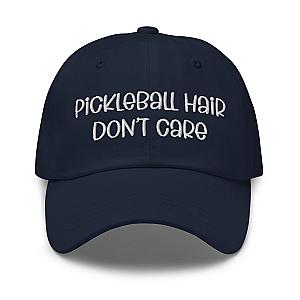 Pickleball Hair Don't Care Embroidered Cap