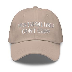 Pickleball Hair Don't Care Embroidered Cap