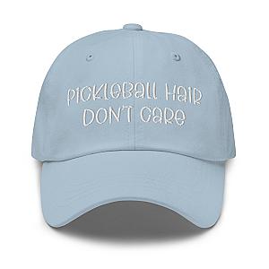 Pickleball Hair Don't Care Embroidered Cap