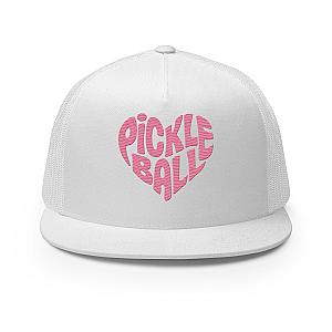 Wavy Heart Embroidered Pickleball Trucker Hat