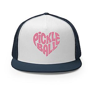 Wavy Heart Embroidered Pickleball Trucker Hat