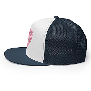 Wavy Heart Embroidered Pickleball Trucker Hat