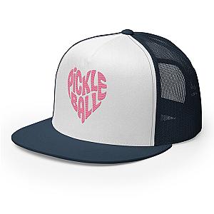 Wavy Heart Embroidered Pickleball Trucker Hat