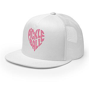 Wavy Heart Embroidered Pickleball Trucker Hat