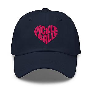 Wavy Heart Pickleball Embroidered Cap