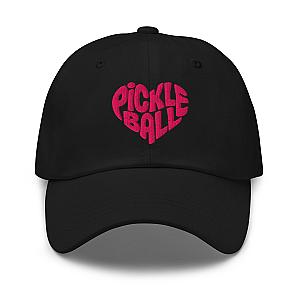 Wavy Heart Pickleball Embroidered Cap