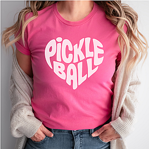 Wavy Heart Pickleball Unisex T-shirt