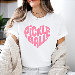 Wavy Heart Pickleball Unisex T-shirt