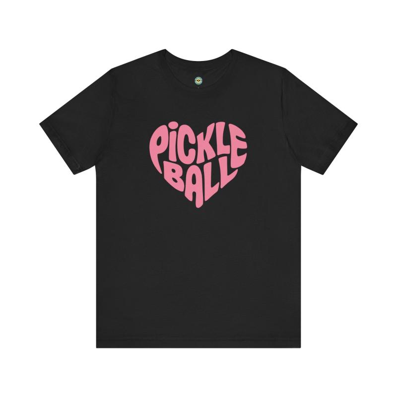 Wavy Heart Pickleball Unisex T-shirt
