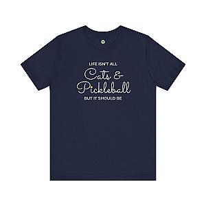 Life Isn't All Cats & Pickleball Unisex T-shirt