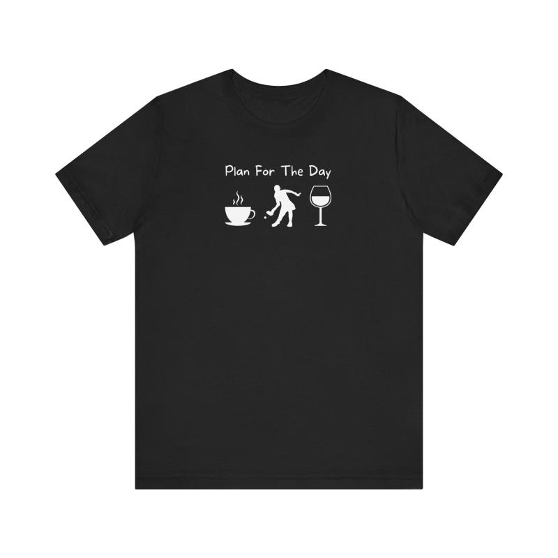 Plan for the Day Pickleball Unisex Tee (Express Delivery)