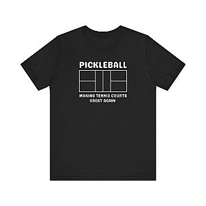 Pickleball Making Tennis Courts Great Again Unisex Tee (Express Delivery)