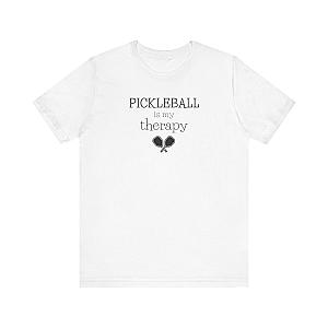 Pickleball Is My Therapy Unisex Tee (Express Delivery)