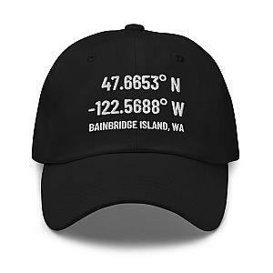 Bainbridge Island GPS Embroidered Cap