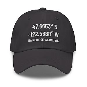 Bainbridge Island GPS Embroidered Cap