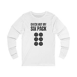 Check Out My Six Pack Unisex Long Sleeve Pickleball T-shirt