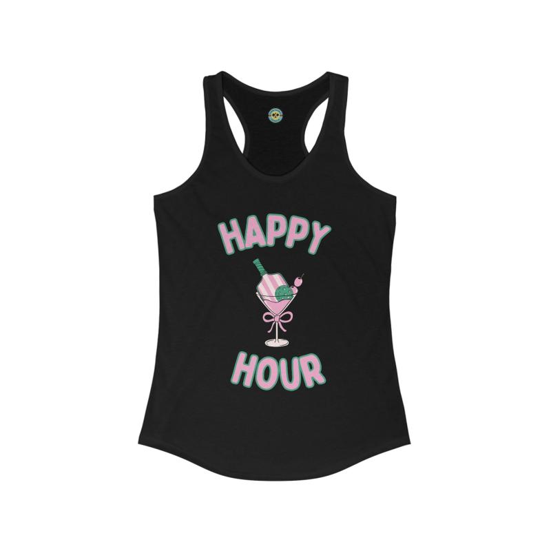 Happy Hour Pickleball Women's Racerback Tank