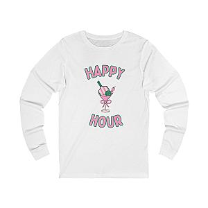 Happy Hour Pickleball Unisex Long Sleeve T-shirt