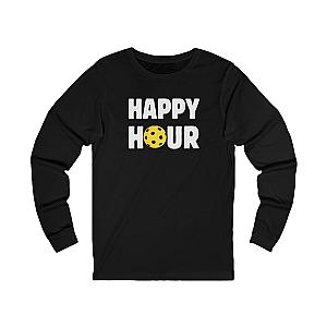 Happy Hour Pickleball Unisex Long Sleeve T-shirt