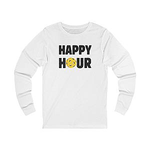Happy Hour Pickleball Unisex Long Sleeve T-shirt