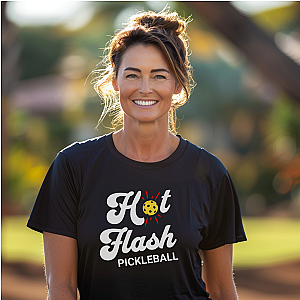 Hot Flash Pickleball Unisex T-shirt