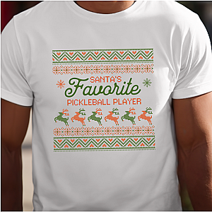 Santa's Favorite Pickleball Player Classic Unisex Tee