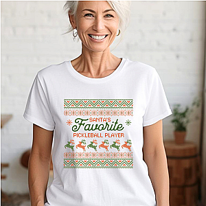 Santa's Favorite Pickleball Player Classic Unisex Tee