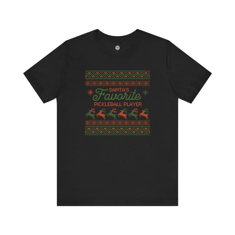 Santa's Favorite Pickleball Player Classic Unisex Tee