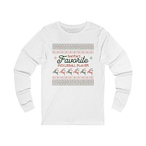 Santa's Favorite Pickleball Player Classic Unisex Long Sleeve T-shirt