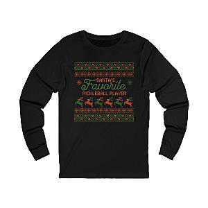 Santa's Favorite Pickleball Player Classic Unisex Long Sleeve T-shirt