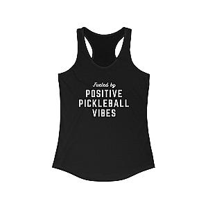 Fueled by Positive Pickleball Vibes Women's Racerback Tank