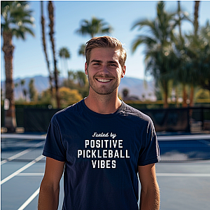 Fueled by Positive Pickleball Vibes Unisex T-shirt