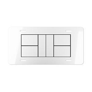 Pickleball Court Vanity Plate v2