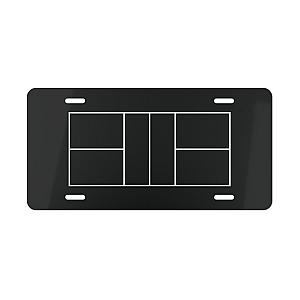 Pickleball Court Vanity Plate