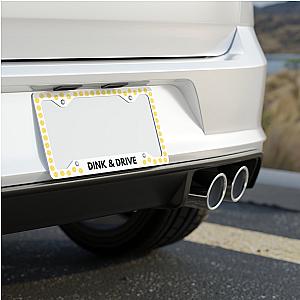 Dink & Drive Metal License Plate Frame