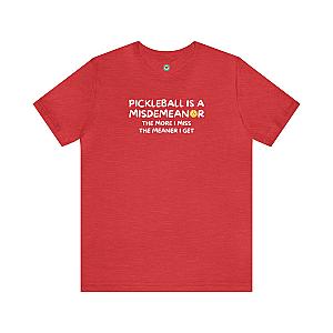 Pickleball Is A Misdemeanor Unisex Tee