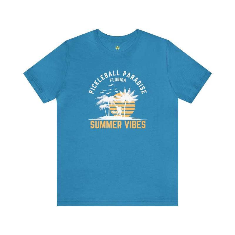 Pickleball Paradise Florida Summer Vibes Unisex T-shirt