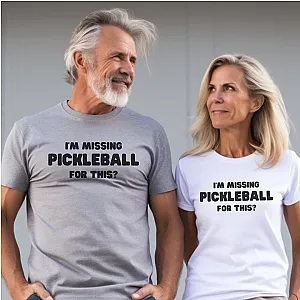 I'm Missing Pickleball For This? v2 Unisex T-shirt